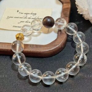 高透白水晶手链